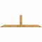 Ekena Millwork Portland Timber Gable Bracket, Western Red Cedar, 108"W x 31 1/2"H x 6"D x 6"F, 7/12 Pitch GBW108X31X0606POR00RWR - alternate 1